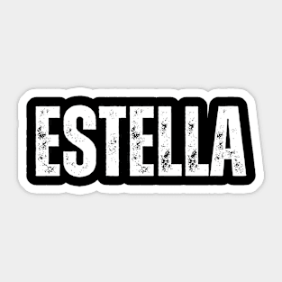 Estella Name Gift Birthday Holiday Anniversary Sticker